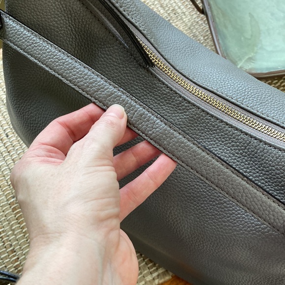 Kate Spade hobo in taupe grey - Picture 8 of 11